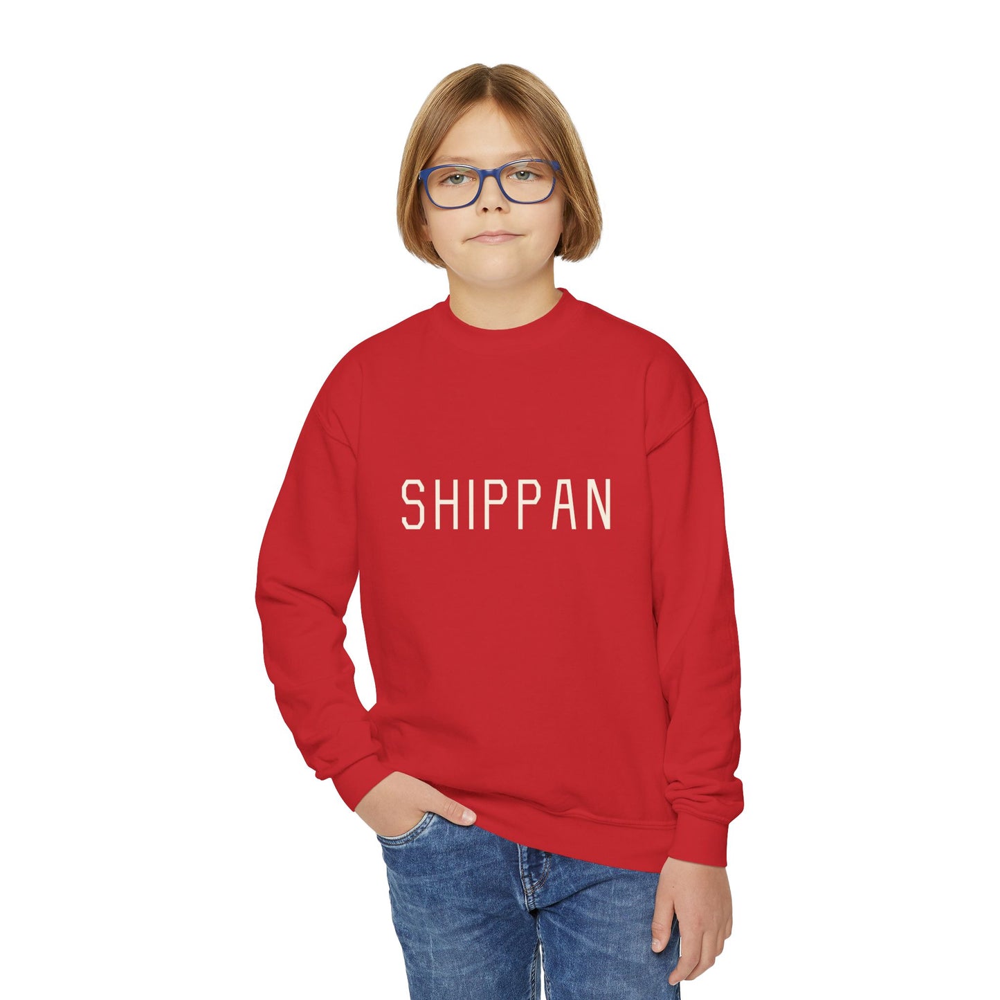 Shippan Youth Crewneck Sweatshirt - Red
