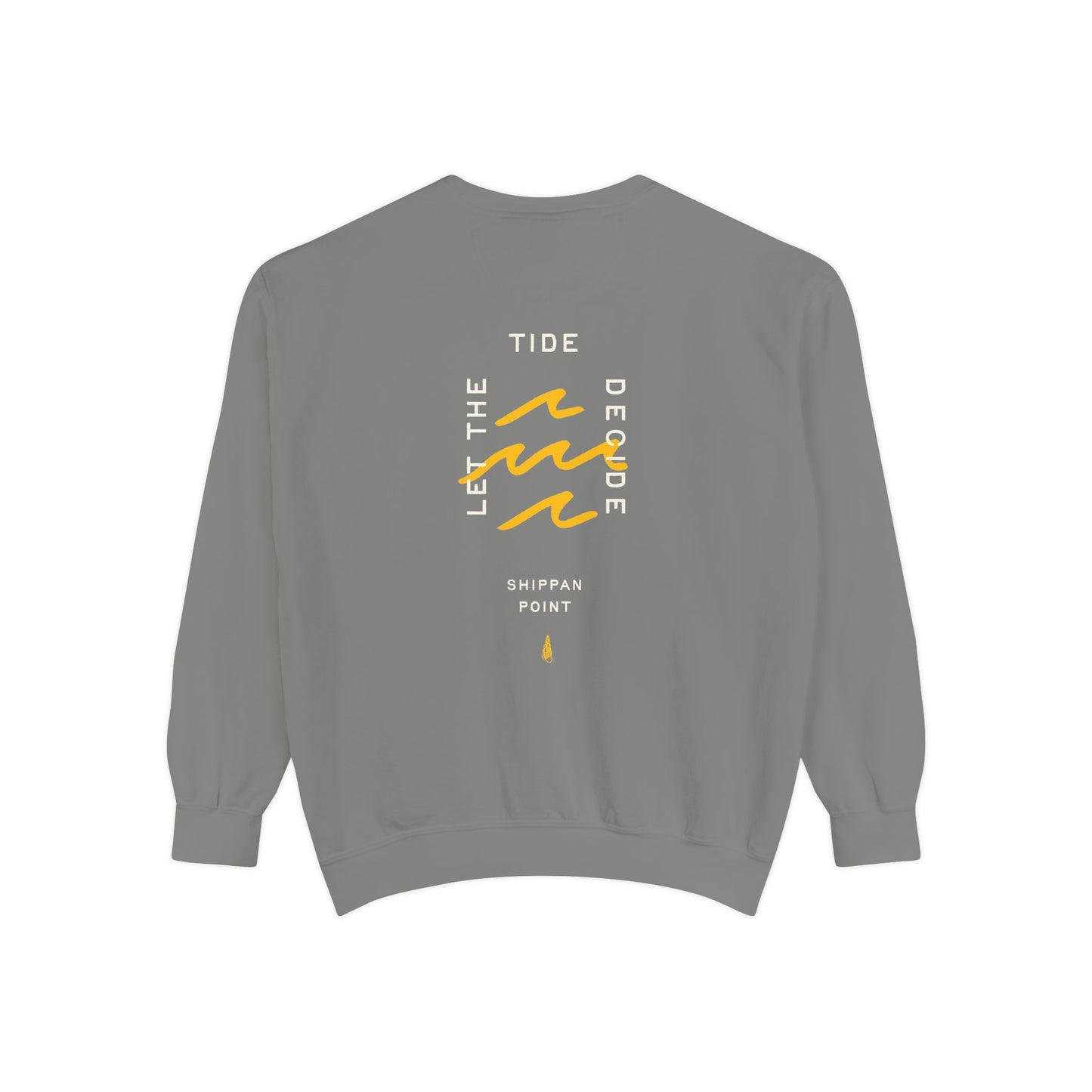 Let The Tide Decide Crewneck Sweatshirt - Grey