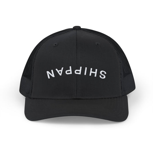 Shippan Snapback Trucker Cap - Black