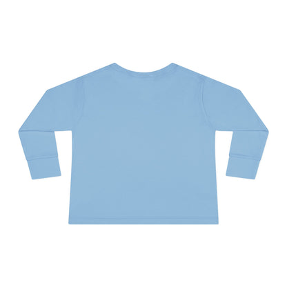 Backward Upside-Down Shippan Toddler Long Sleeve Tee - Blue