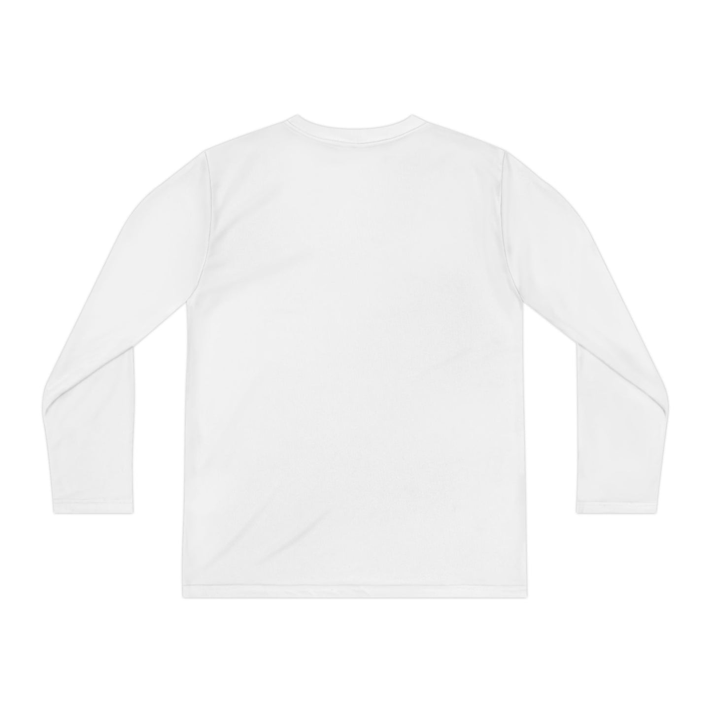 Backwards Upside-Down Shippan Youth Long Sleeve Moisture Wicking Tee