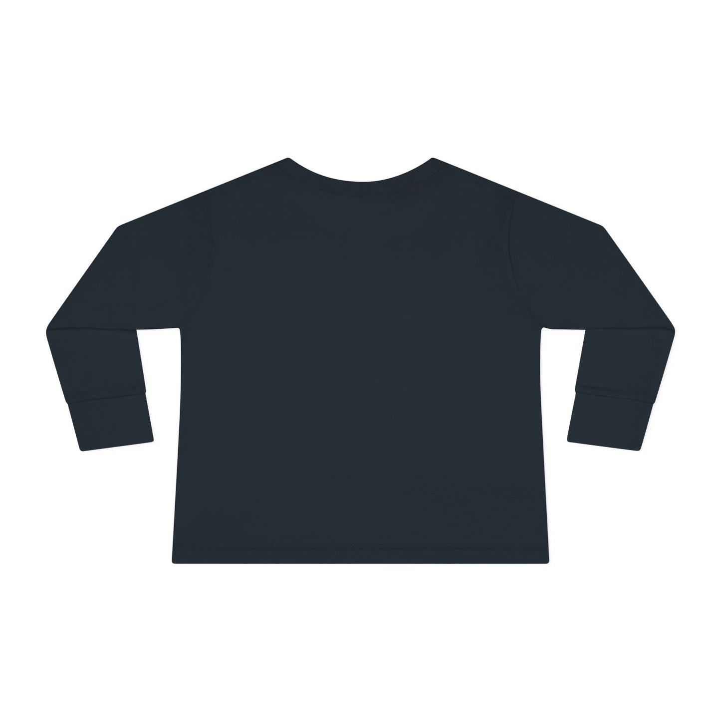 Backward Upside-Down Shippan Toddler Long Sleeve Tee - Black