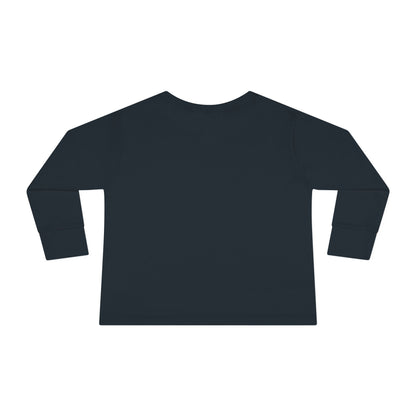 Backward Upside-Down Shippan Toddler Long Sleeve Tee - Black