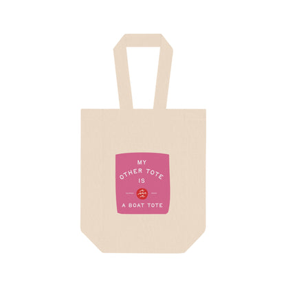 Double Wine Tote Bag - Pink